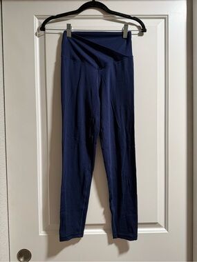 aerie Navy High-Waist Crossover Leggings